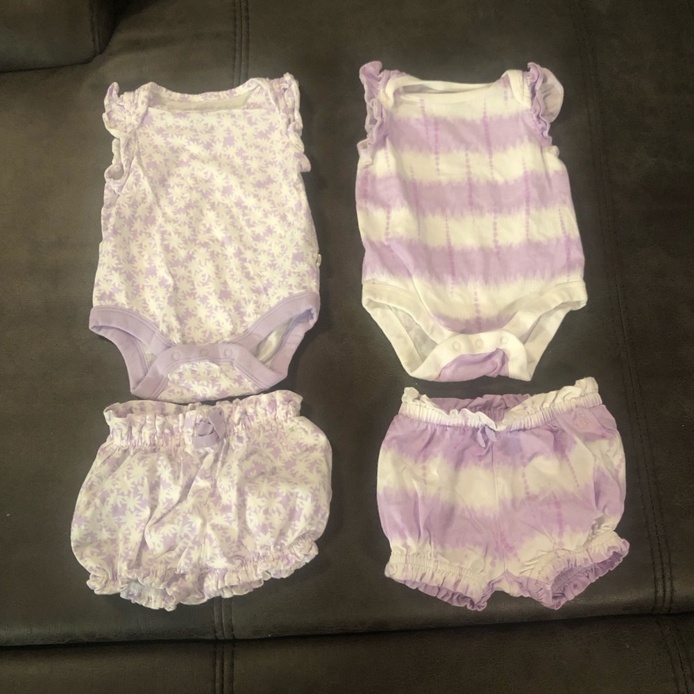 BABY GAP Sleeveless Onesies and Shorts